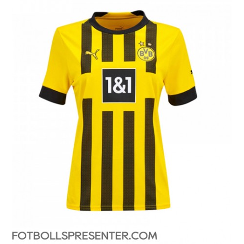 Borussia Dortmund Jude Bellingham #22 Hemma Matchtröja Dam 2022-23 Kortärmad Borussia Dortmund Jude Bellingham #22 Hemma Matchtröja Dam 2022-23 Kortärmad